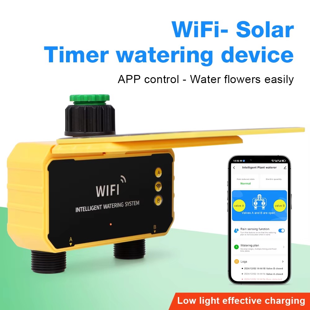 Wifi Irrigation Timer - 1/2 Wyjścia WIFI Solarny Sterownik Nawadniania