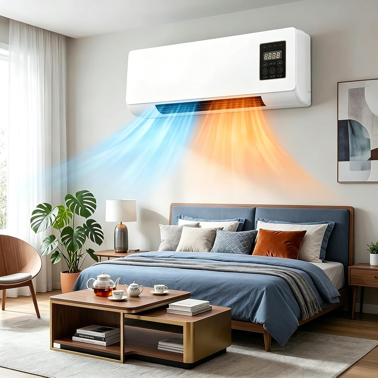 Smart Garden Rooms - Klimatyzator bezkanałowy montowany na ścianie, urządzenie