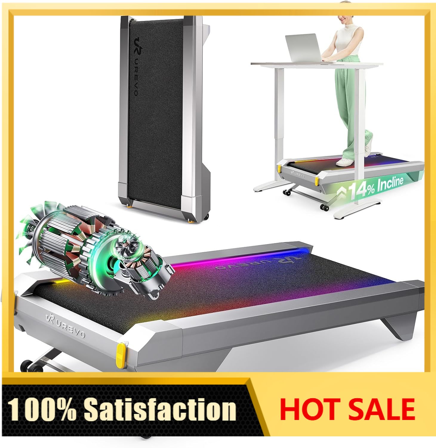 Smart Garden Offices - CyberPad Smart Walking Pad z automatycznym