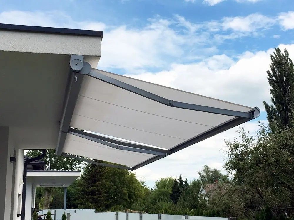 Smart Garden Umbrella - Markiza zewnętrzna dostosowana składana chowana elektryczna