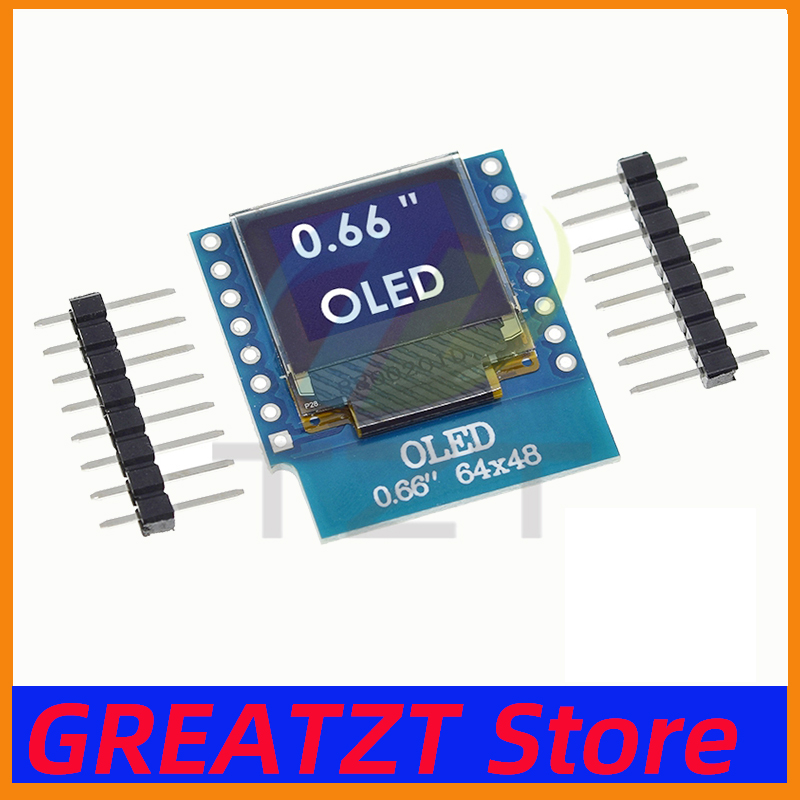 Smart Garden Esp32 - Moduł wyświetlacza OLED GREATZT 0,66 cala