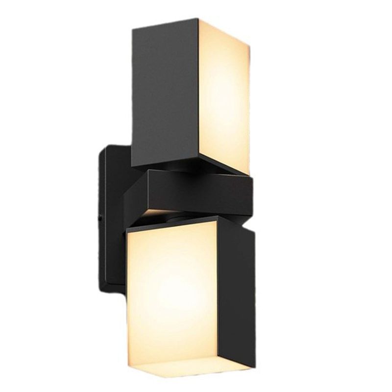 Smart Garden Fence & Balcony Hanging Planter - Lampa ścienna A33Z-LED z podwójną głowicą,