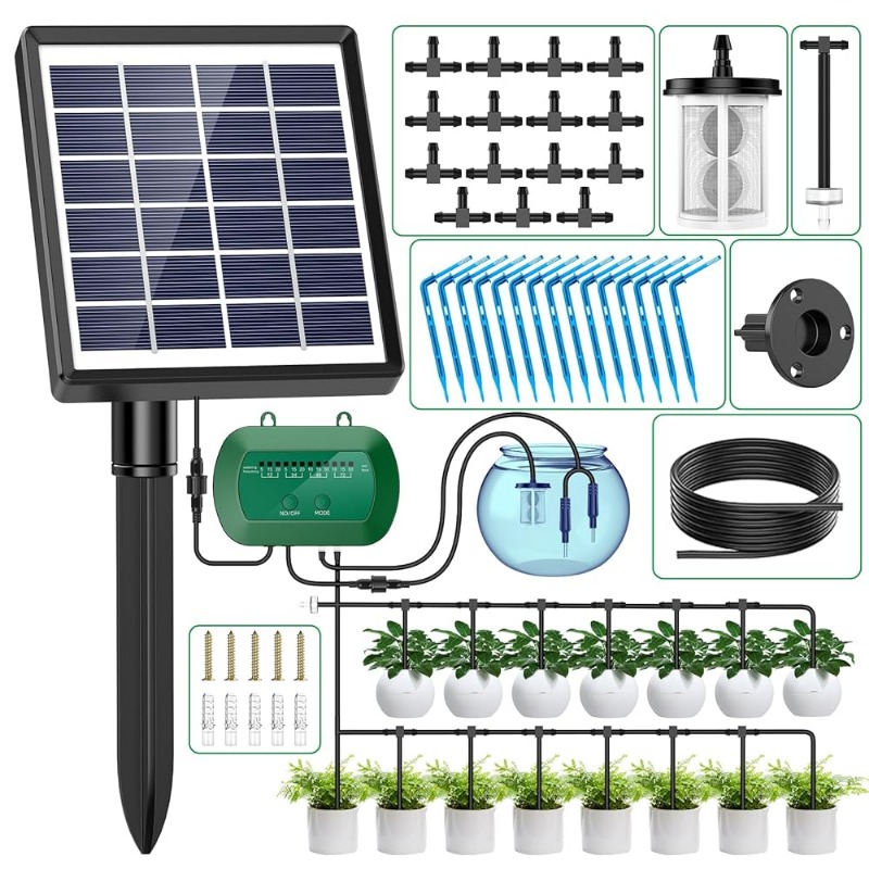 Smart Garden Greenhouse - Inteligentny zestaw do nawadniania słonecznego 6V