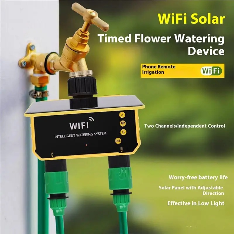 1/2 Wyjścia WIFI Solarny Stero – Wifi Irrigation Timer recenzja i cena