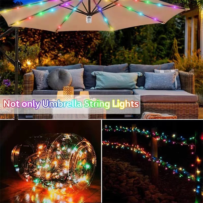 104 LED Lampki parasolowe Oświ – Smart Garden Umbrella recenzja i cena
