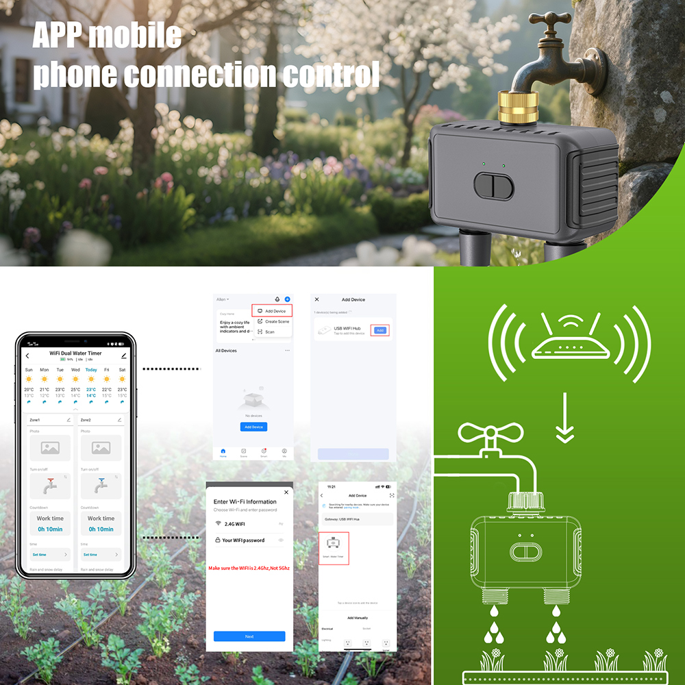 Automatyczny sterownik nawadni – Wifi Irrigation Timer recenzja i cena