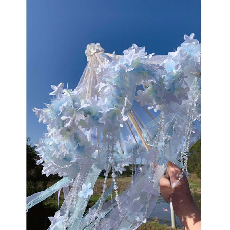 Hanfu Flower Waterproof Beach  – Smart Garden Umbrella recenzja i cena