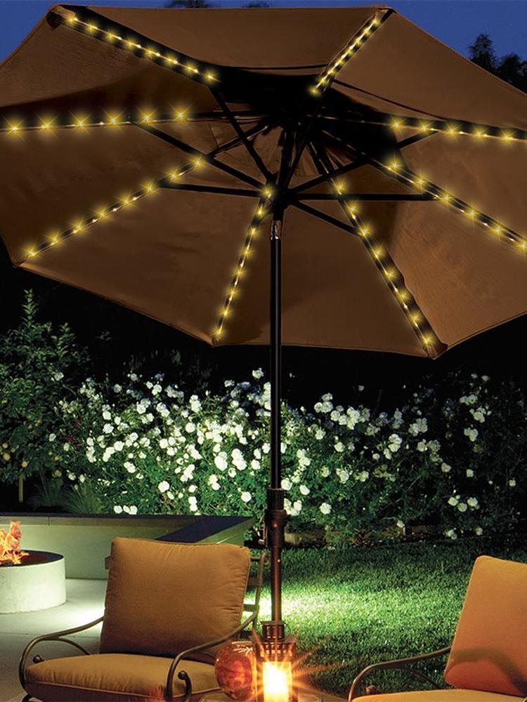 104 LED Solarne Lampki do Para – Smart Garden Umbrella recenzja i cena