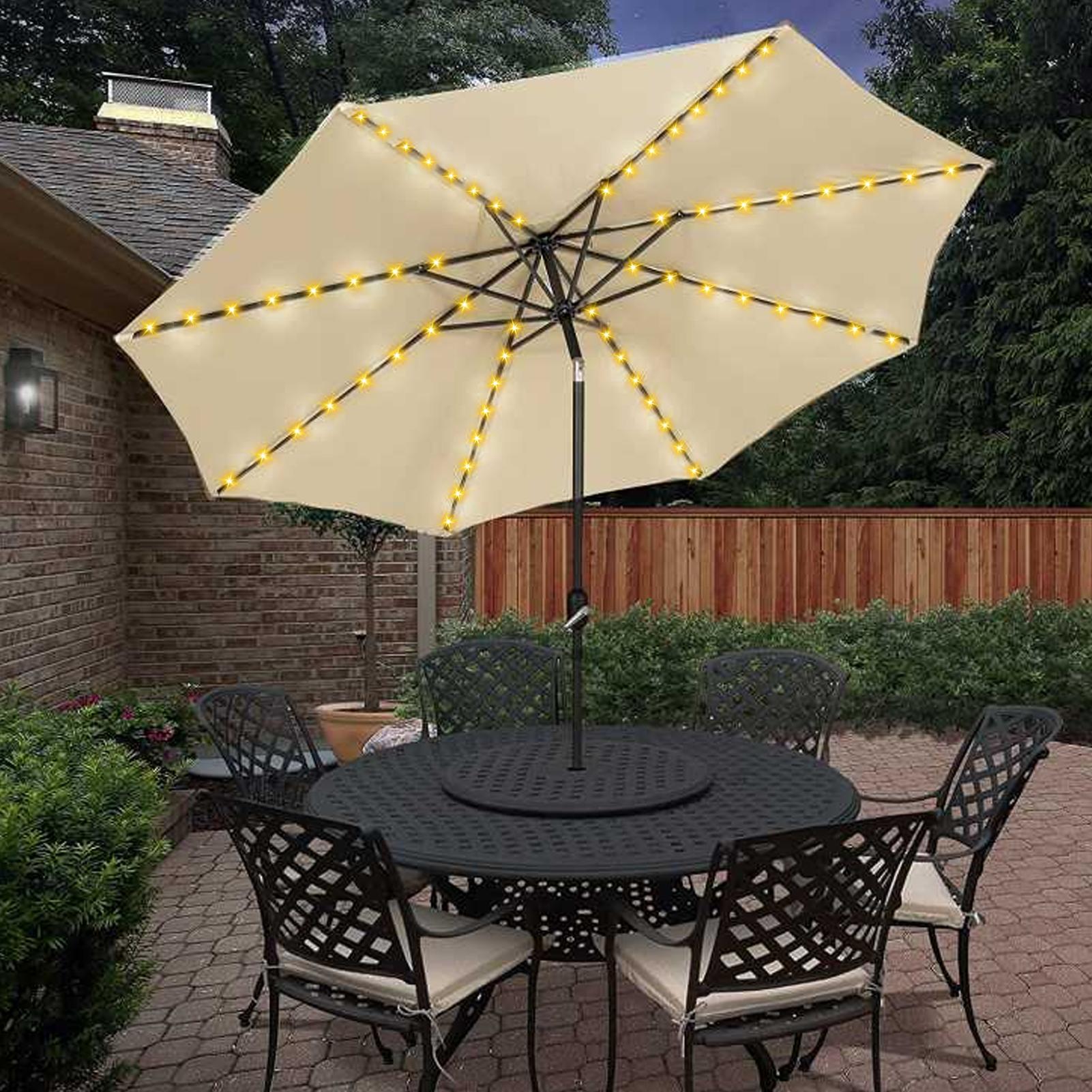 104 LED Solarne Lampki do Para – Smart Garden Umbrella recenzja i cena