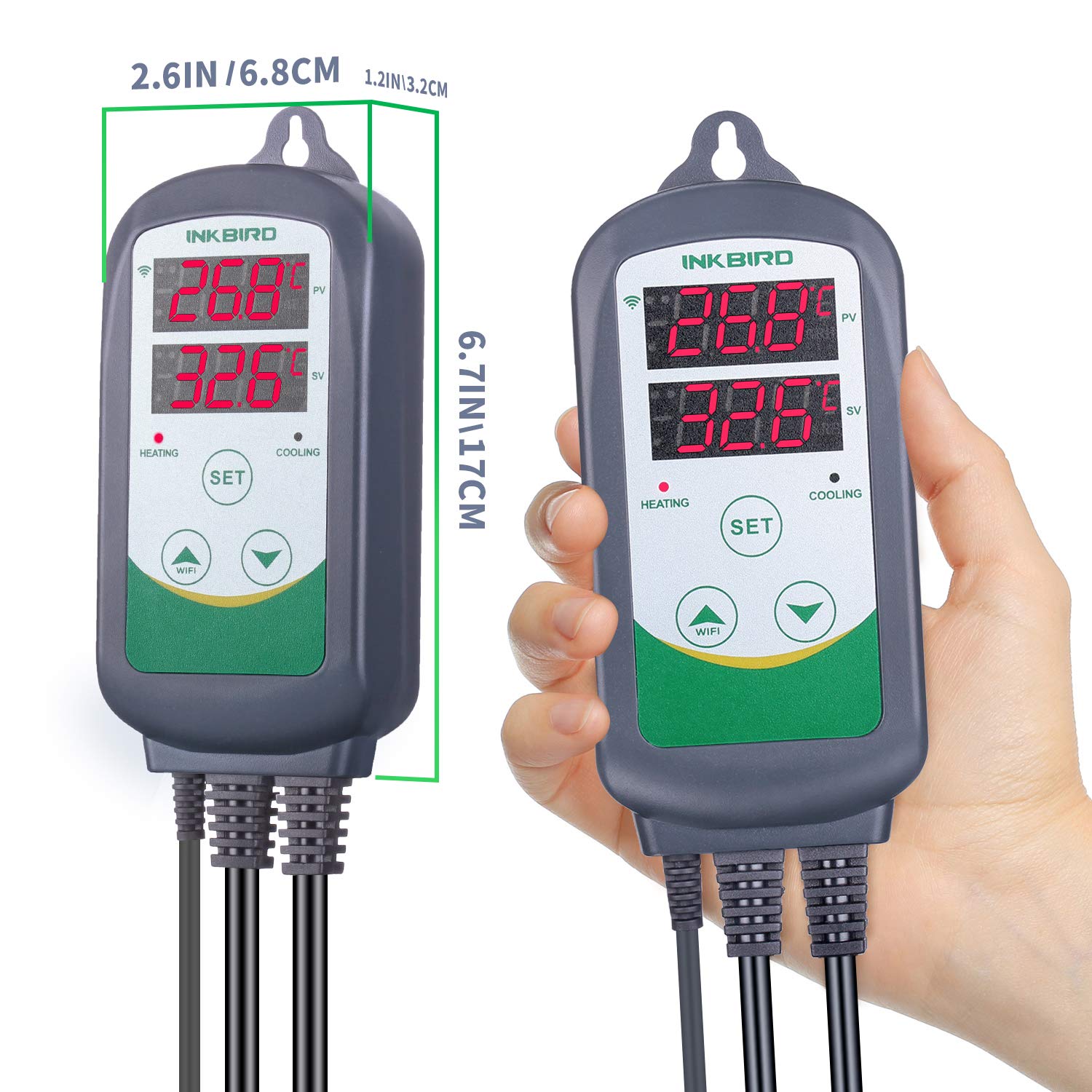 INKBIRD ITC-308-WiFi cyfrowy r – Smart Garden Greenhouse recenzja i cena