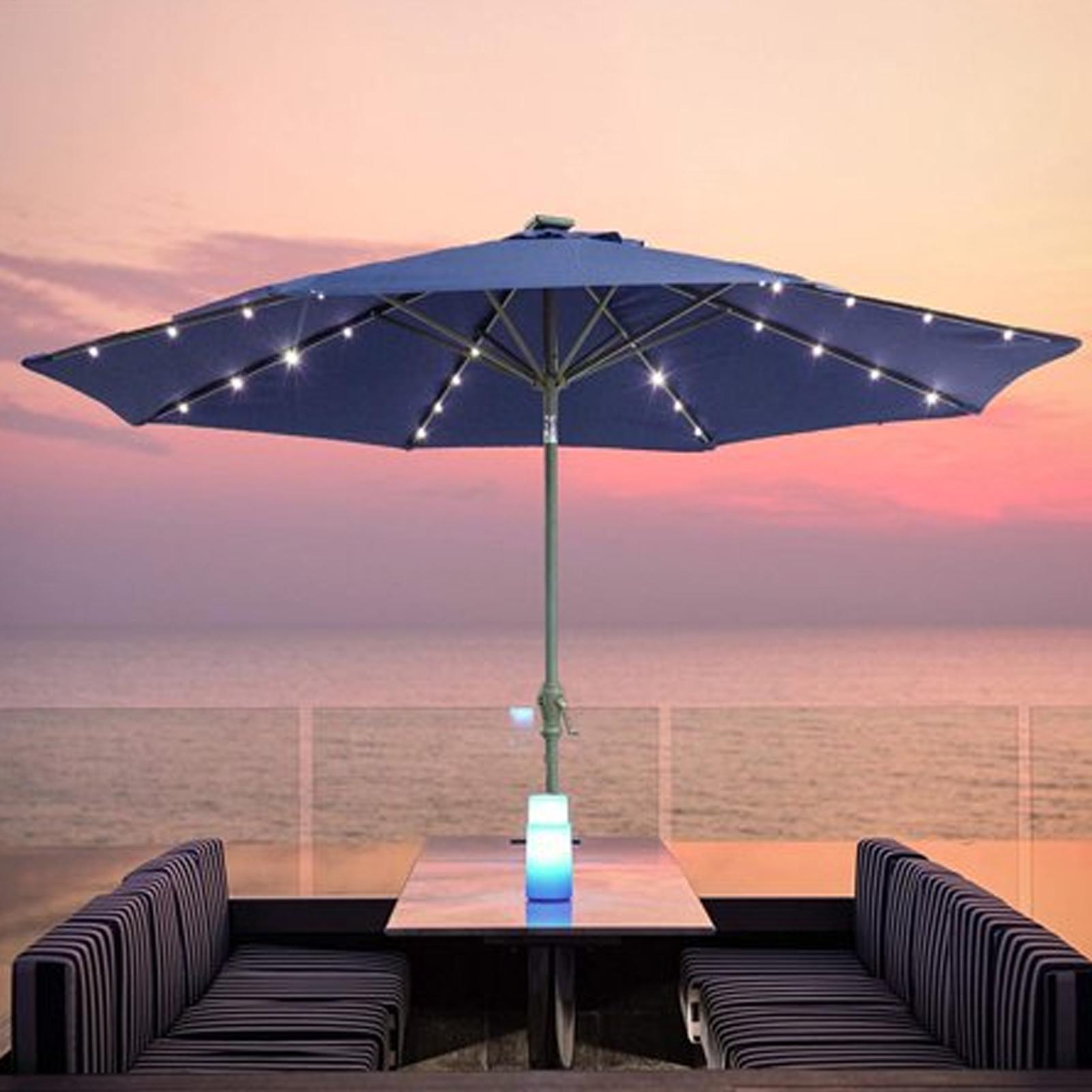 104 LED-owe lampki w kształcie – Smart Garden Umbrella recenzja i cena
