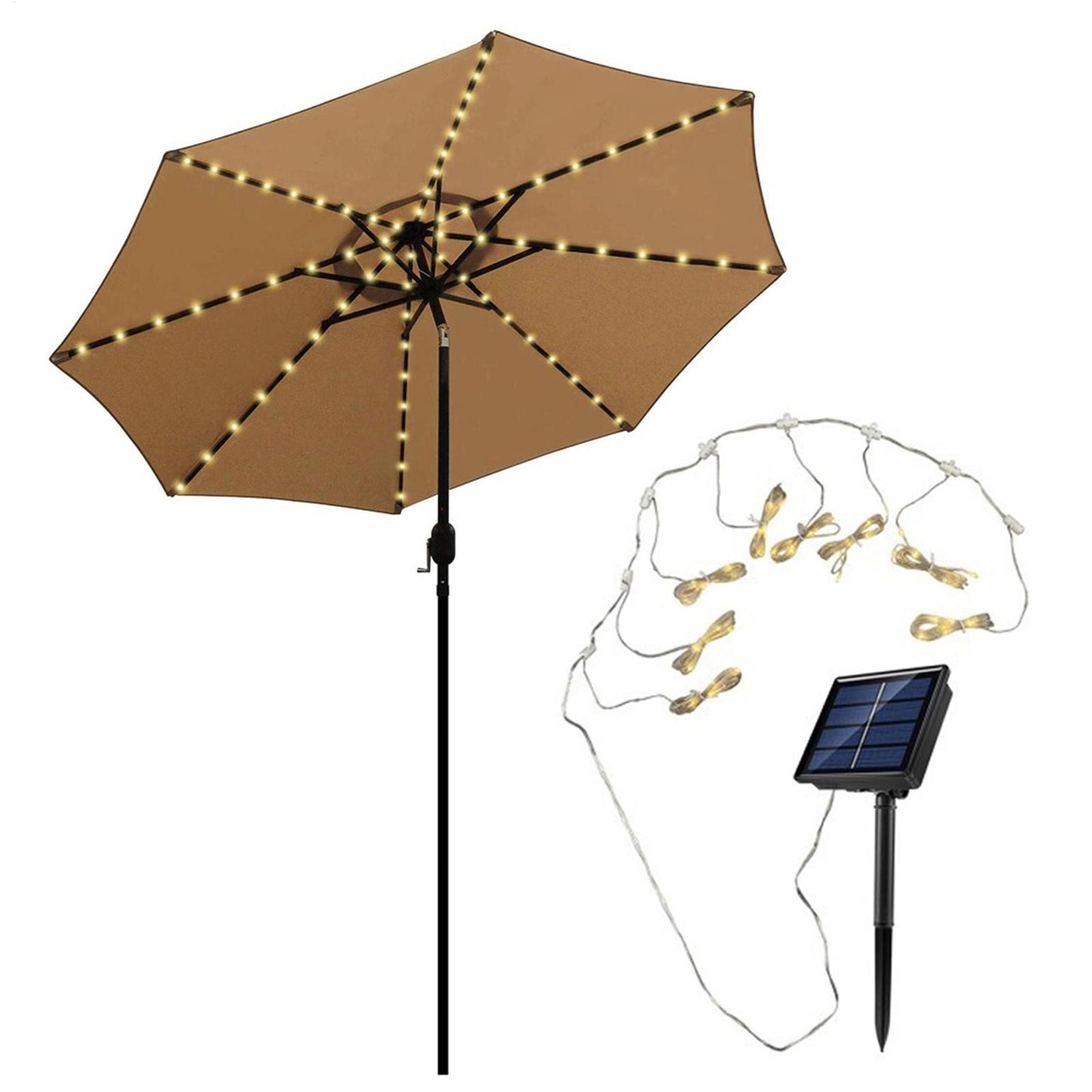 104 LED-owe lampki w kształcie – Smart Garden Umbrella recenzja i cena