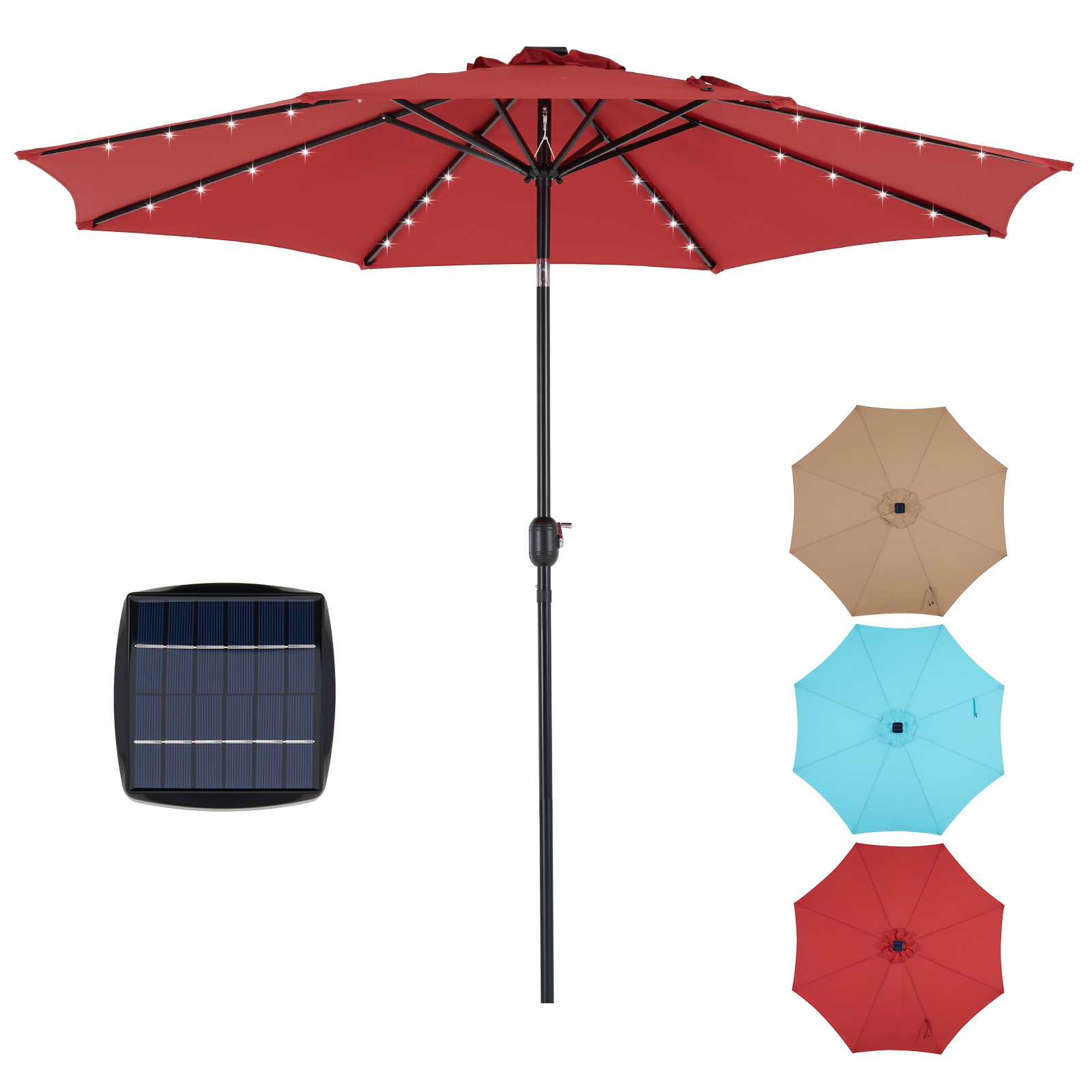 Parasol ogrodowy solarny JHK 1 – Smart Garden Umbrella recenzja i cena