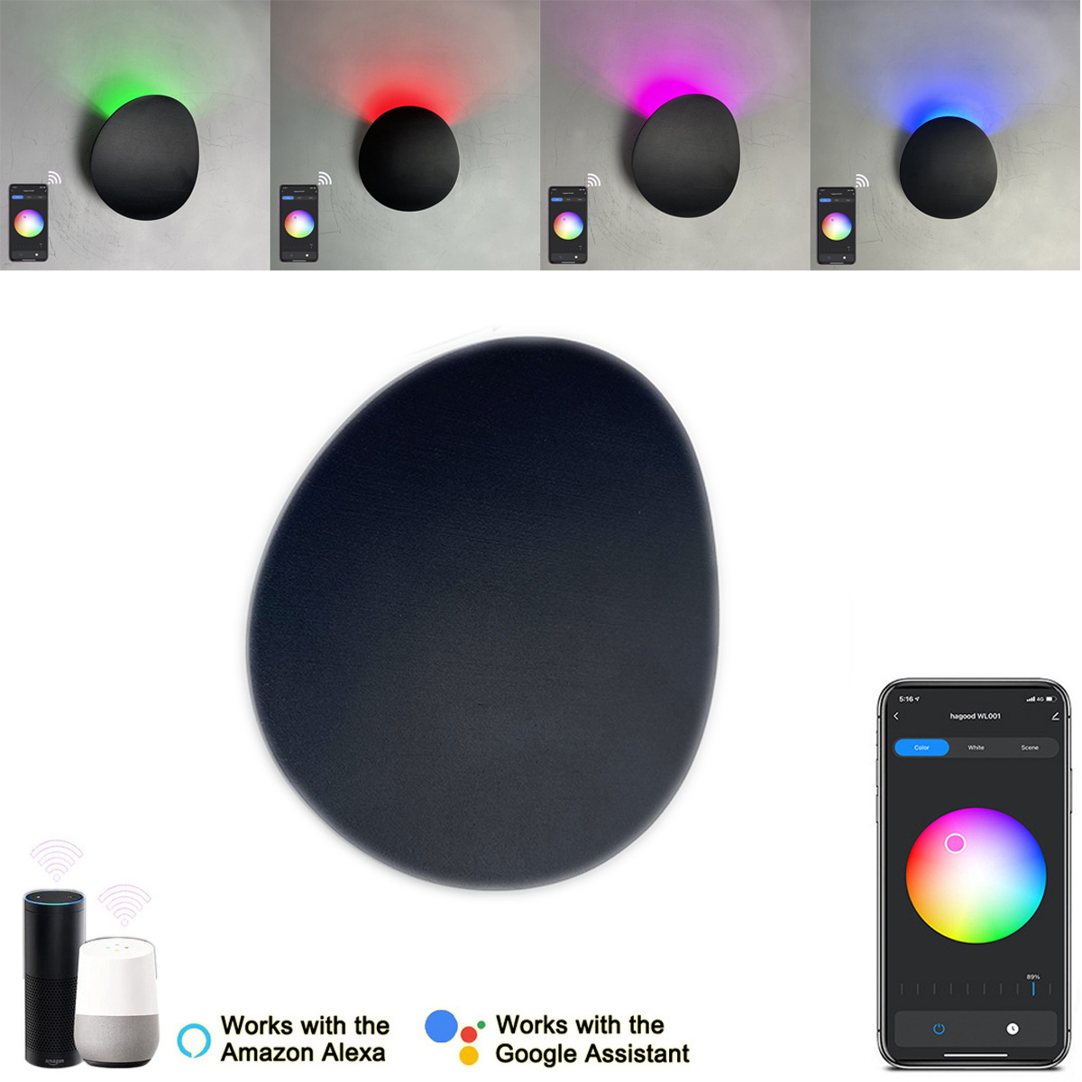 9W dioda LED RGBW lampa ścienn – Smart Garden Rooms recenzja i cena