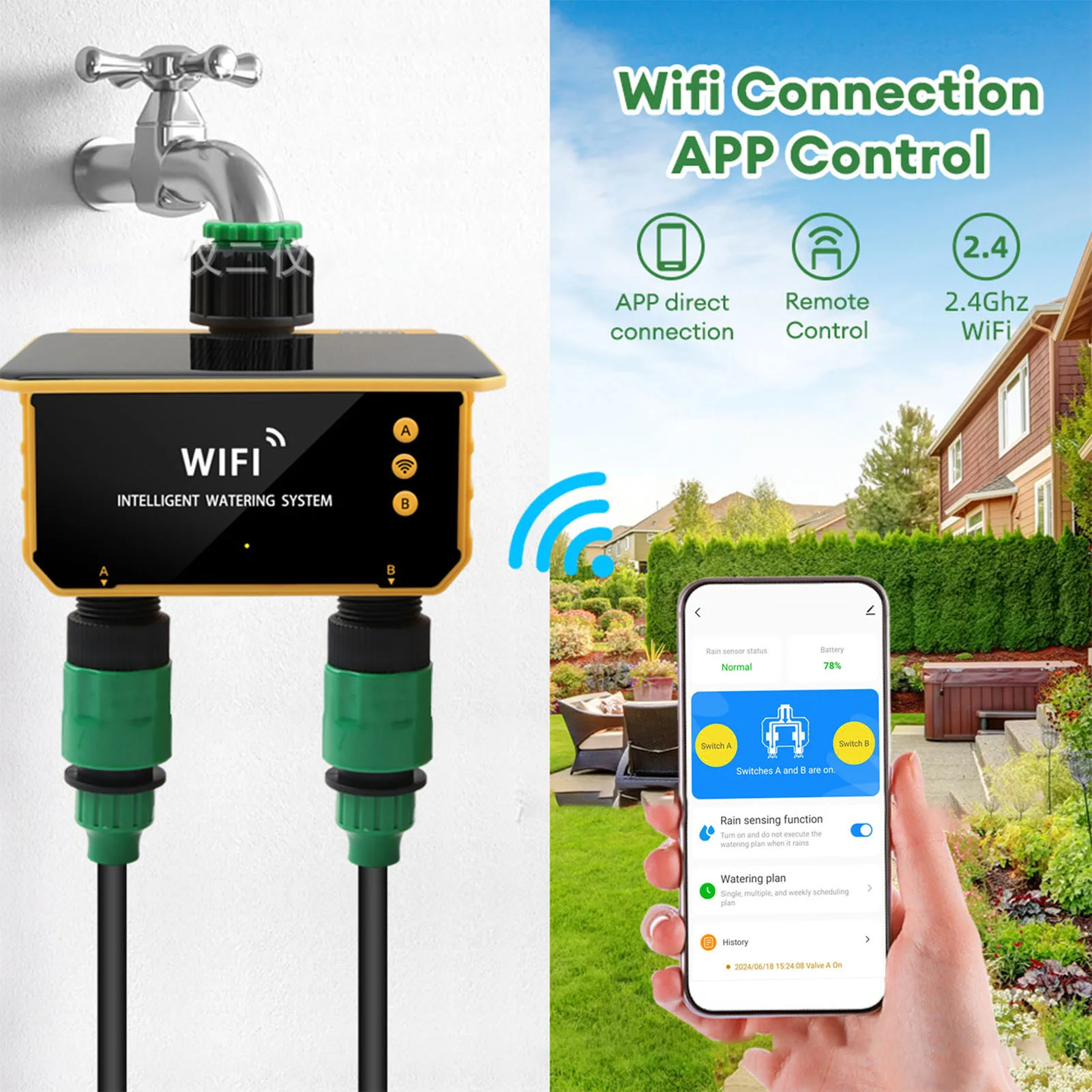 Solarny inteligentny timer do  – Wifi Irrigation Timer recenzja i cena