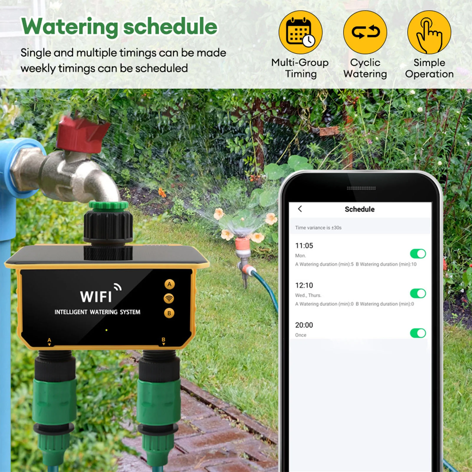 Solarny inteligentny timer do  – Wifi Irrigation Timer recenzja i cena