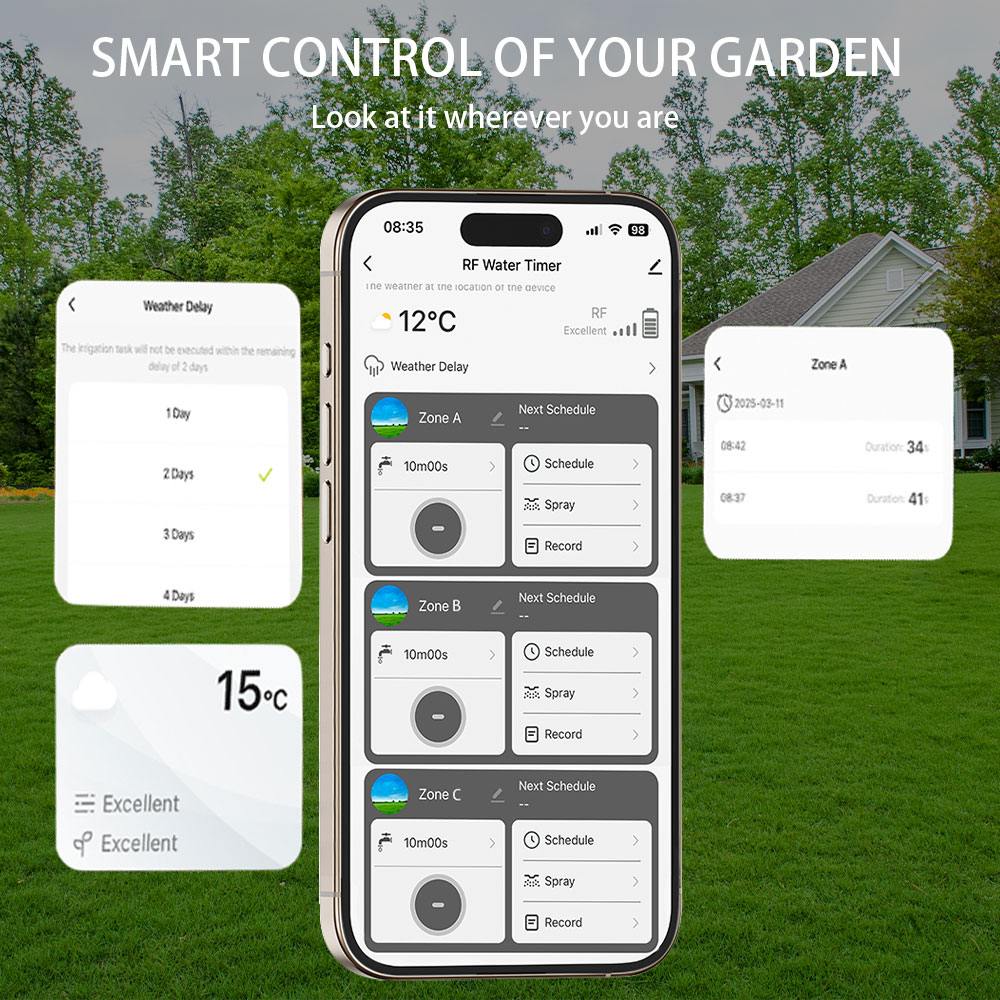 Tuya Wifi+RF433 3-wyjściowy Ti – Wifi Irrigation Timer recenzja i cena